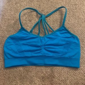 Blue Training Bra